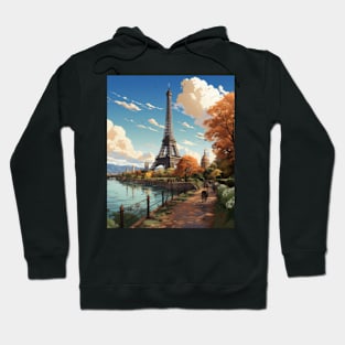 Vintage Travel to Paris France Lovers Hoodie